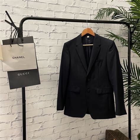 burberry navy blue suit|discount Burberry suits.